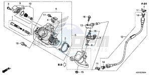 AFS110CSFF CB1000R 2ED - (2ED) drawing THROTTLE BODY