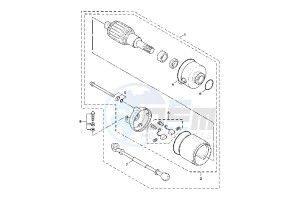 NXC CYGNUS X 125 drawing STARTING MOTOR