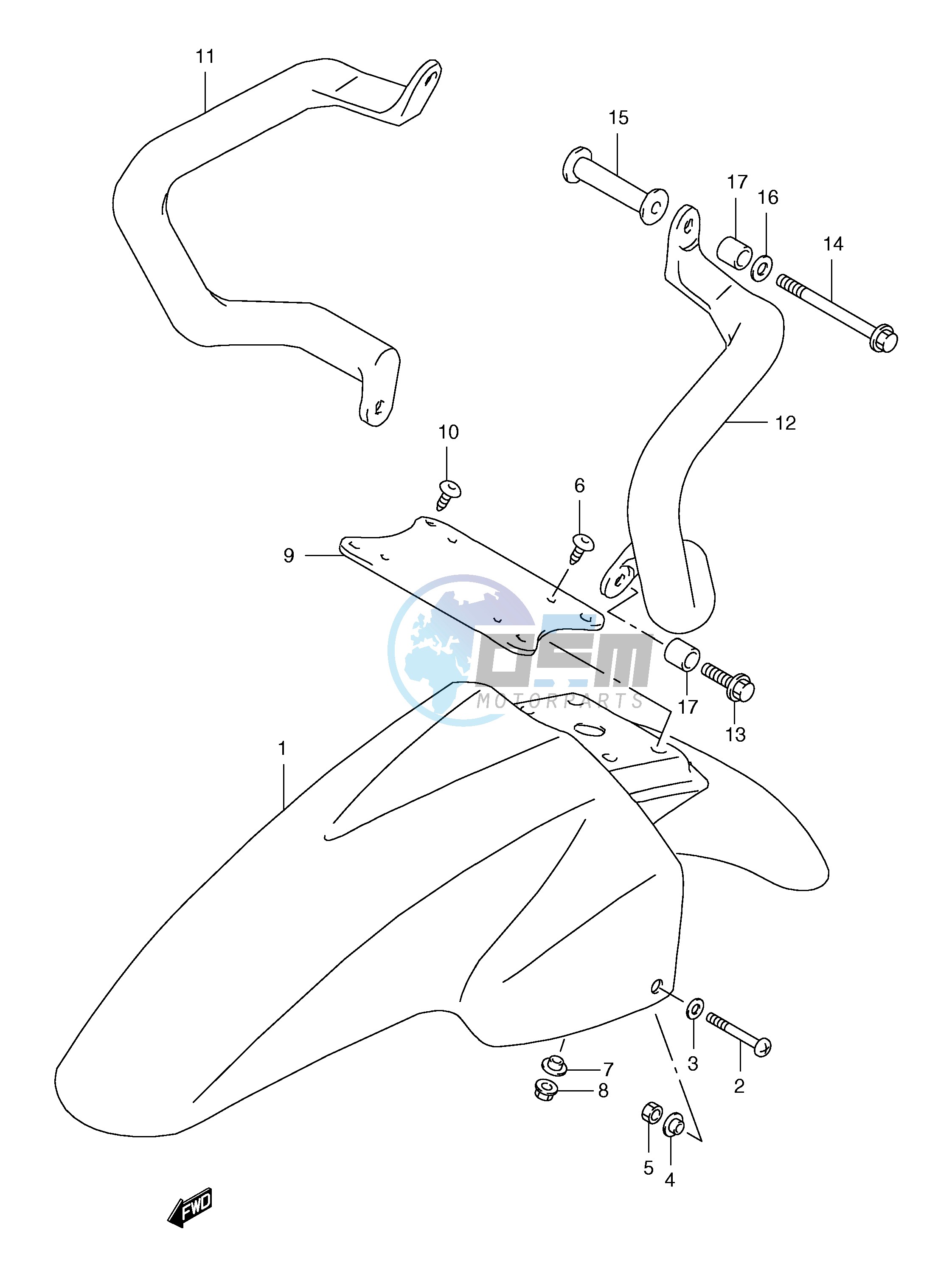 FRONT FENDER (MODEL Y)