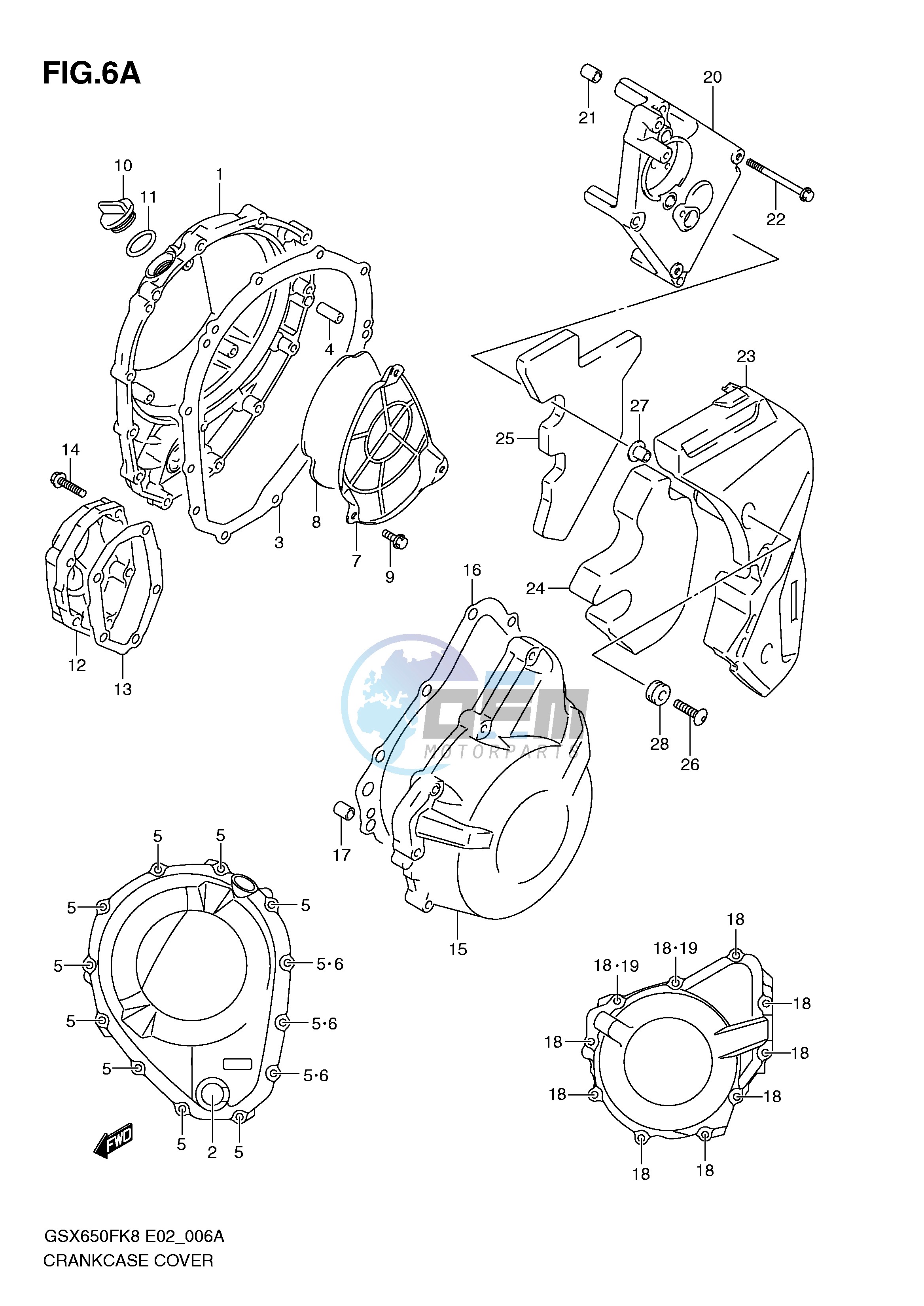 CRANKCASE COVER (MODEL L0)