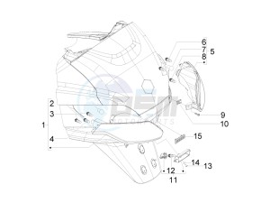 MP3 500 Tourer (USA) USA drawing Tail light - Turn signal lamps