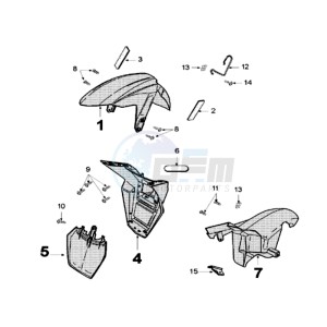 FIGHT 3 X drawing FENDERS