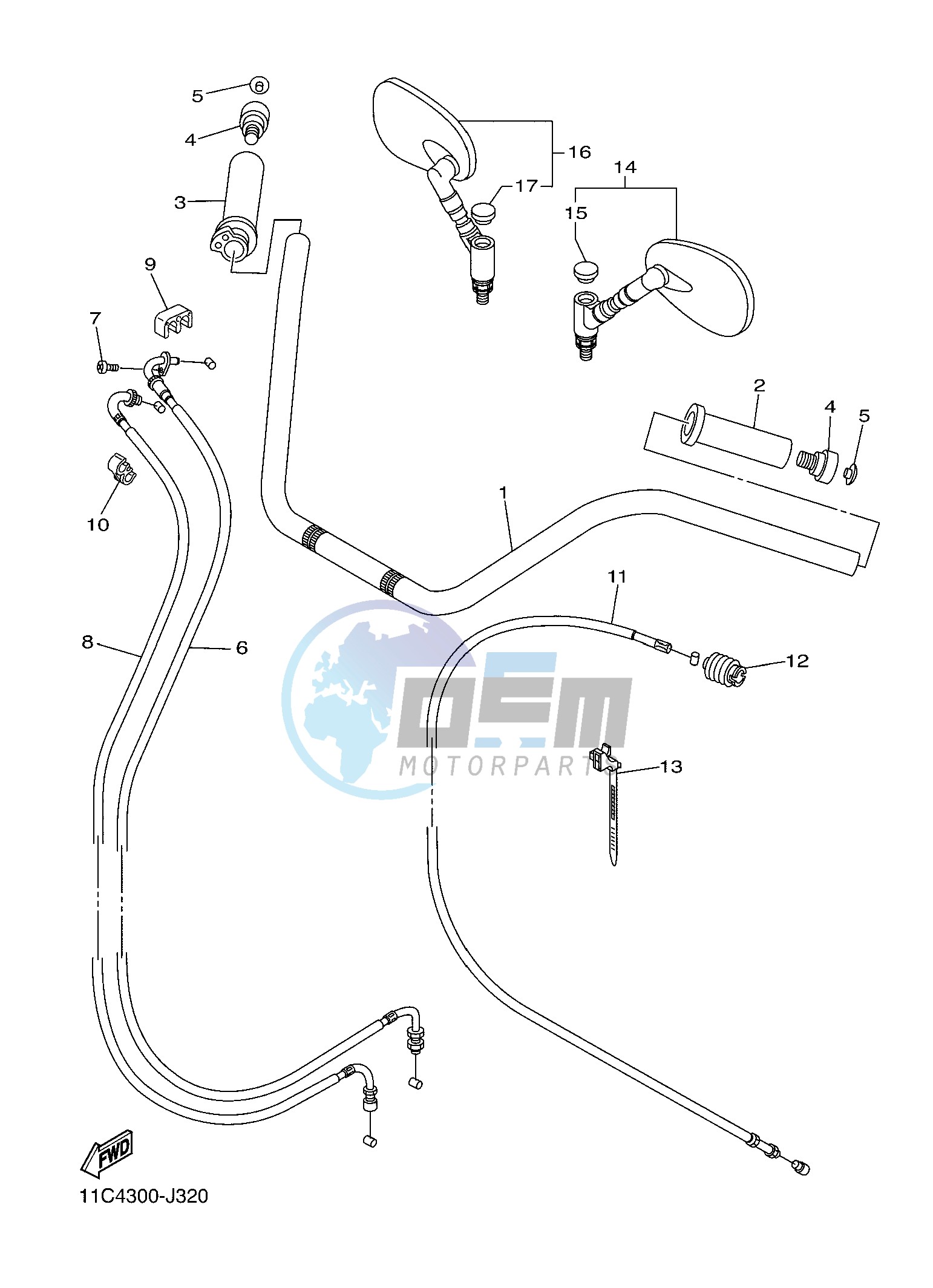 STEERING HANDLE & CABLE