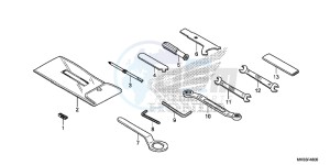 CBR1000RRF Fireblade - CBR1000RR 2ED - (2ED) drawing TOOLS