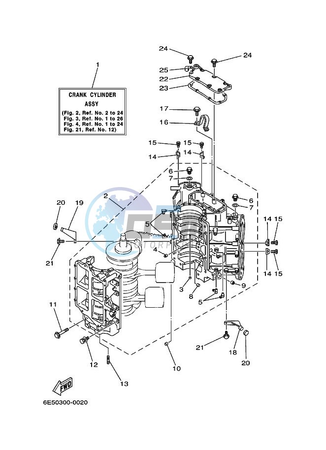 CYLINDER--CRANKCASE