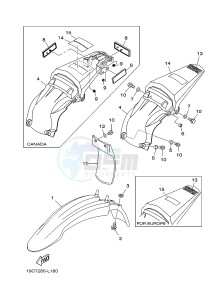 TT-R125 TT-R125LWE (19CT 19CU) drawing FENDER