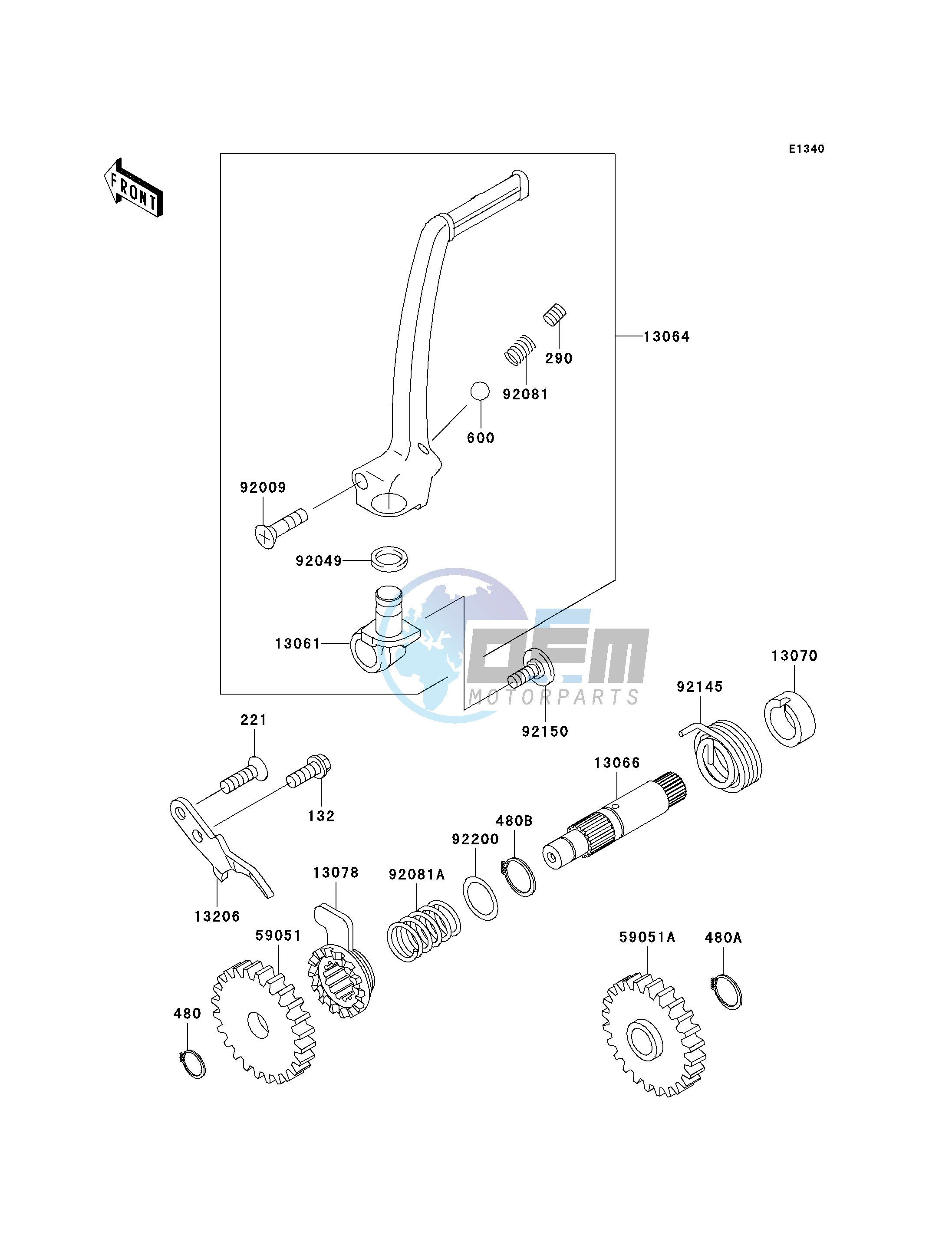 KICKSTARTER MECHANISM