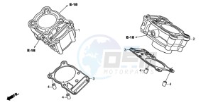 XL700V drawing CYLINDER