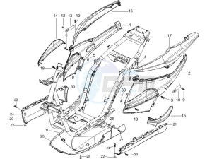 NRG 50 power DD drawing Side cover - Spoiler