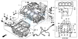 CB600F9 Spain - (SP) drawing CRANKCASE