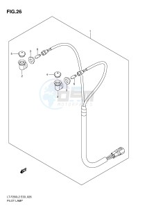 LT-F250 (E33) drawing PILOT LAMP