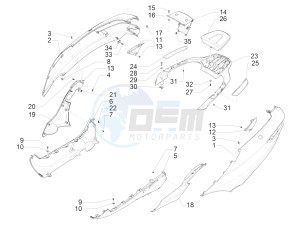 MP3 500 LT E4 Sport - Business (EMEA) drawing Side cover - Spoiler