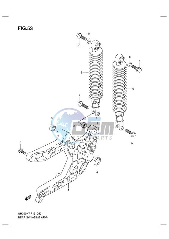 REAR SWINGINGARM