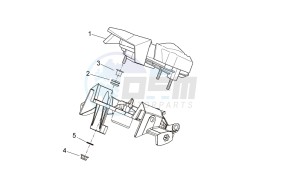 SXV 450-550 2009-2011 drawing Dashboard