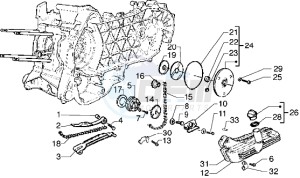 Runner 180 VXR drawing Pump group - Oil pan