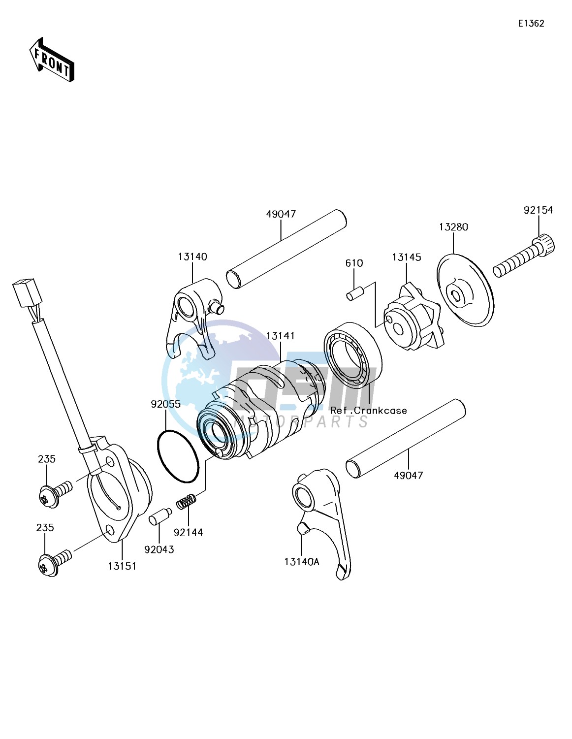 Gear Change Drum/Shift Fork(s)