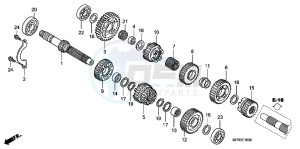 VT1300CXAB drawing TRANSMISSION