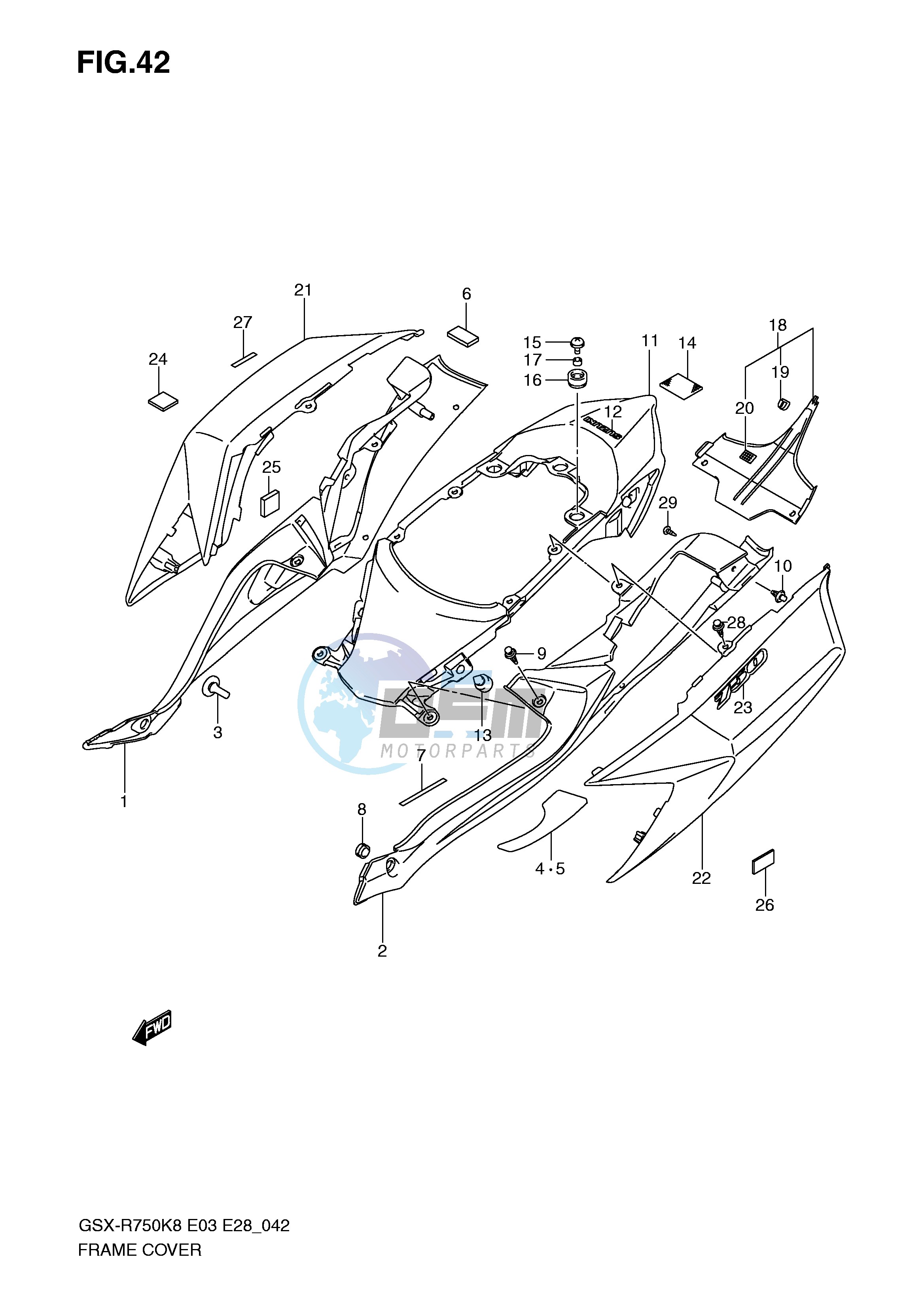 FRAME COVER (MODEL K8)