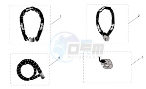 Scarabeo 50 4T E2 drawing Acc. - mechanics anti-theft