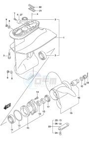 DF 9.9A drawing Gear Case