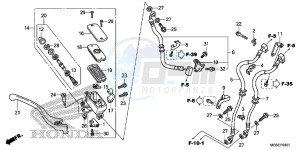 NC700SAD NC700S ABS 2ED - (2ED) drawing FR. BRAKE MASTER CYLINDER (NC700SA/ SD)