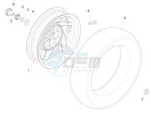 Fly 150 4T 3V ie (APAC) drawing Rear wheel