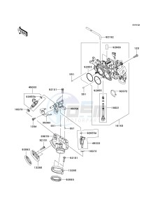 VN 900 D[VULCAN 900 CLASSIC LT] (6F-9F) D8F drawing THROTTLE-- D8F_D9F- -