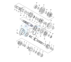 XJ6-S DIVERSION 600 drawing TRANSMISSION