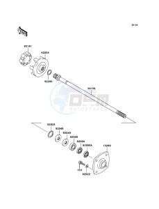 JET SKI STX-15F JT1500A9F EU drawing Drive Shaft