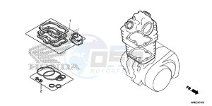 TRX680FAG Wave 110 - AFS110 UK - (E) drawing GASKET KIT A