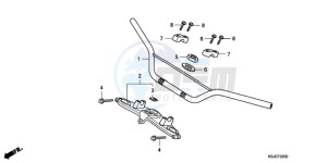 CRF100F9 Europe Direct - (ED / CMF) drawing HANDLE PIPE