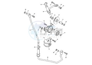 WR 400-426 F 400 drawing OIL PUMP