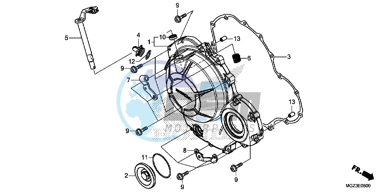 RIGHT CRANKCASE COVER