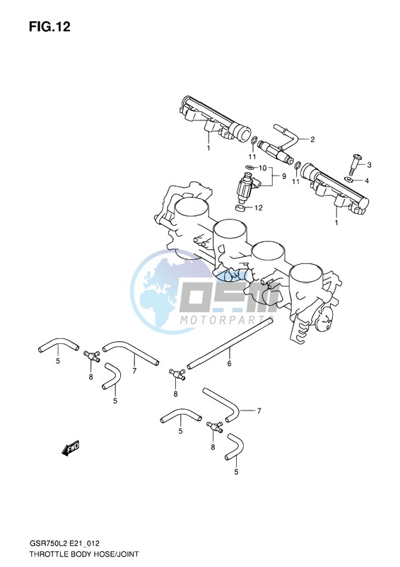 THROTTLE BODY HOSE-JOINT