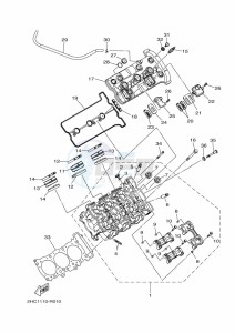 YXZ1000E YXZ1000R (B5J9) drawing CYLINDER