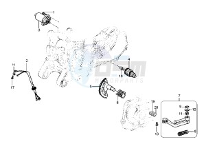 LIBERTY 4T 50 drawing Starting motor