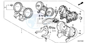 CB1100AD CB1100 ABS UK - (E) drawing METER