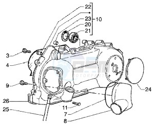 Super Hexagon 125 gtx 12 inch drawing Crankcase Cooling