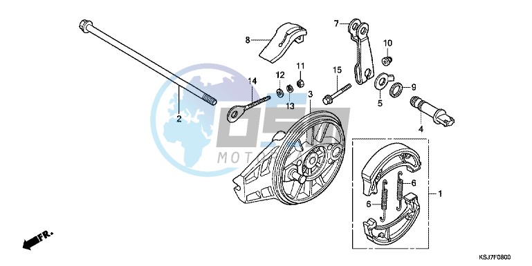 REAR BRAKE PANEL