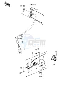 KLT 200 A [KLT200] (A1-A3) [KLT200] drawing IGNITION -- CONTACT BREAKER- -