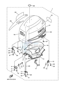 FL150AETL drawing FAIRING-UPPER