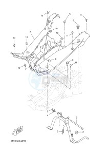 NS50N NITRO NAKED (1PL7 1PL7) drawing STAND & FOOTREST