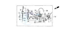 SZX50X X8R-X drawing CARBURETOR