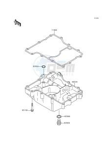 ZX 900 B [NINJA ZX-9R] (B1-B3) [NINJA ZX-9R] drawing OIL PAN