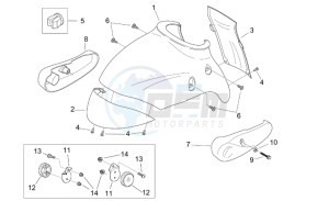 Mojito custom 50 2t (eng. aprilia) drawing Front body III