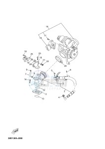 YP125RA (ABS) X-MAX125 ABS X-MAX125 ABS (2ABD) drawing INTAKE