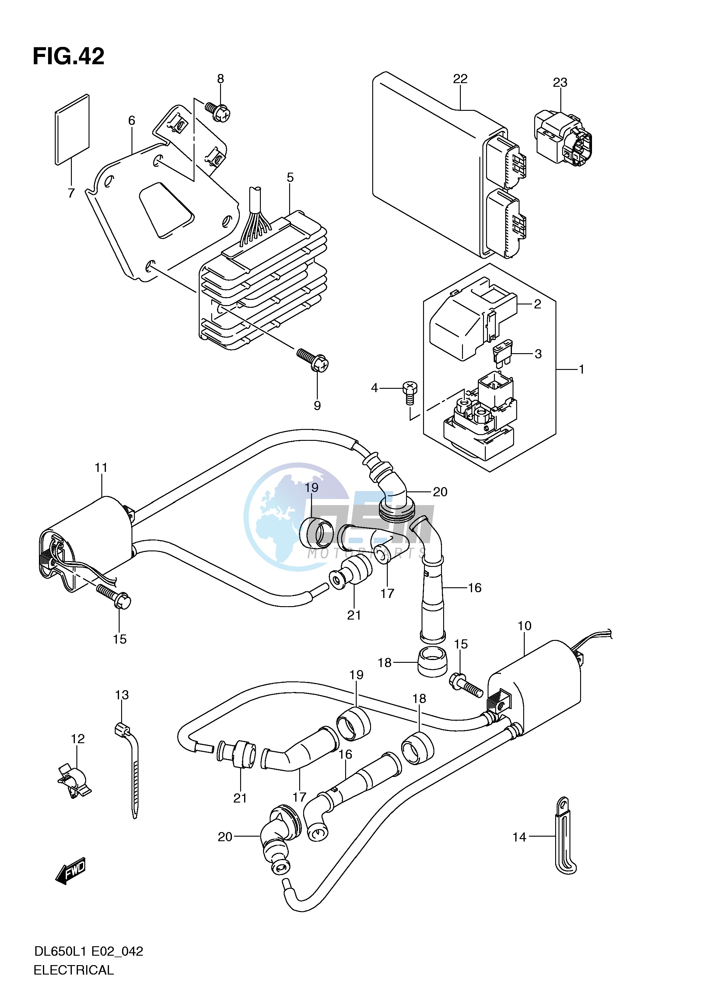 ELECTRICAL (DL650AUEL1 E19)