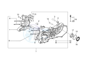 Stalker 50 drawing Crankcase