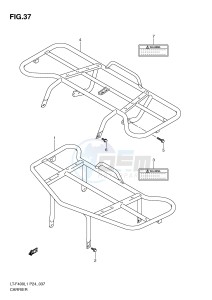 LT-F400 (P24) drawing CARRIER