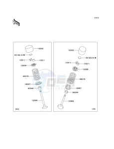 ZR 1000 B [Z1000] (7F-8F) B7F drawing VALVE-- S- -